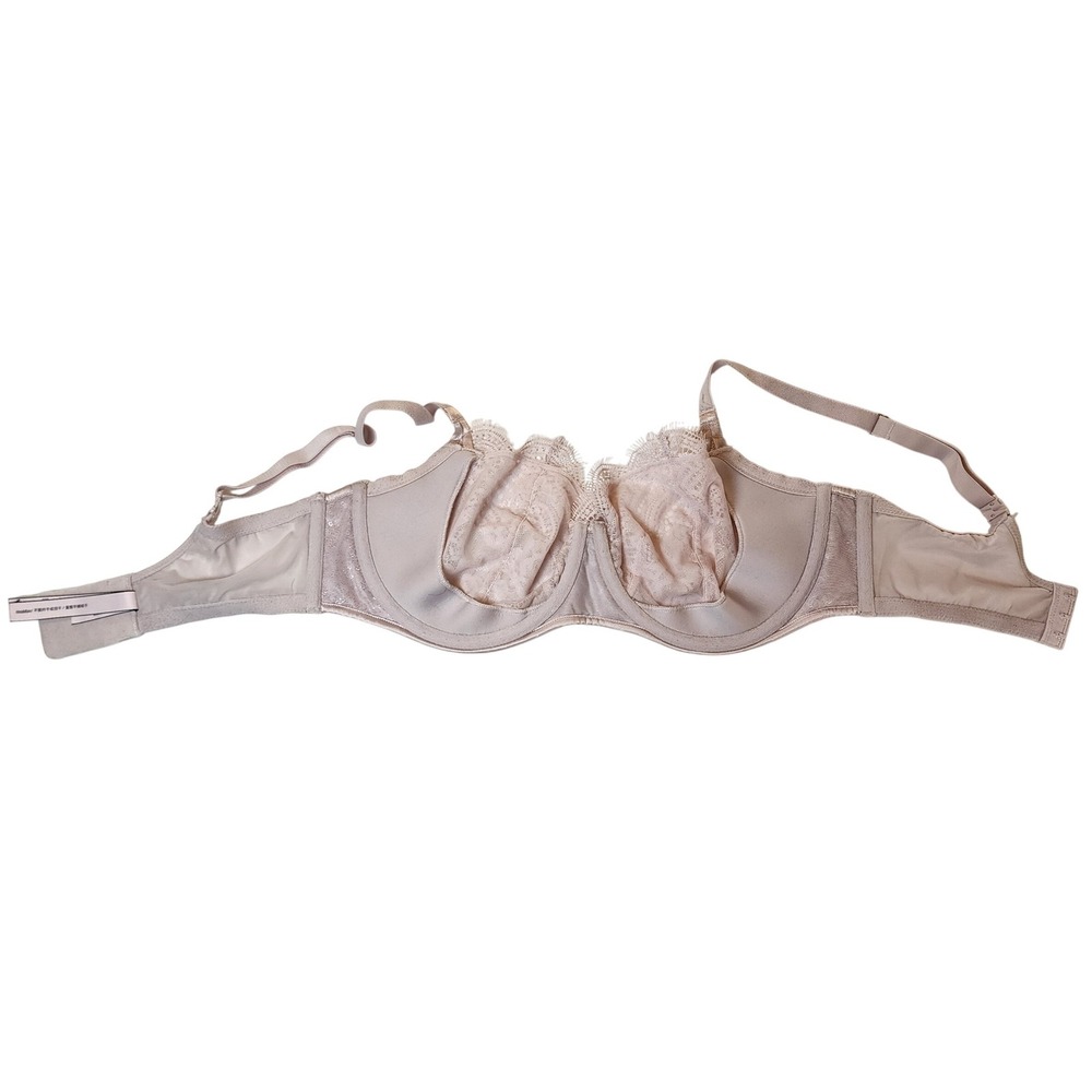 Victorias Secret Dream Angels Bra 34DDD Pink Lace Sequin Unlined Balconette F75 - Picture 7 of 8